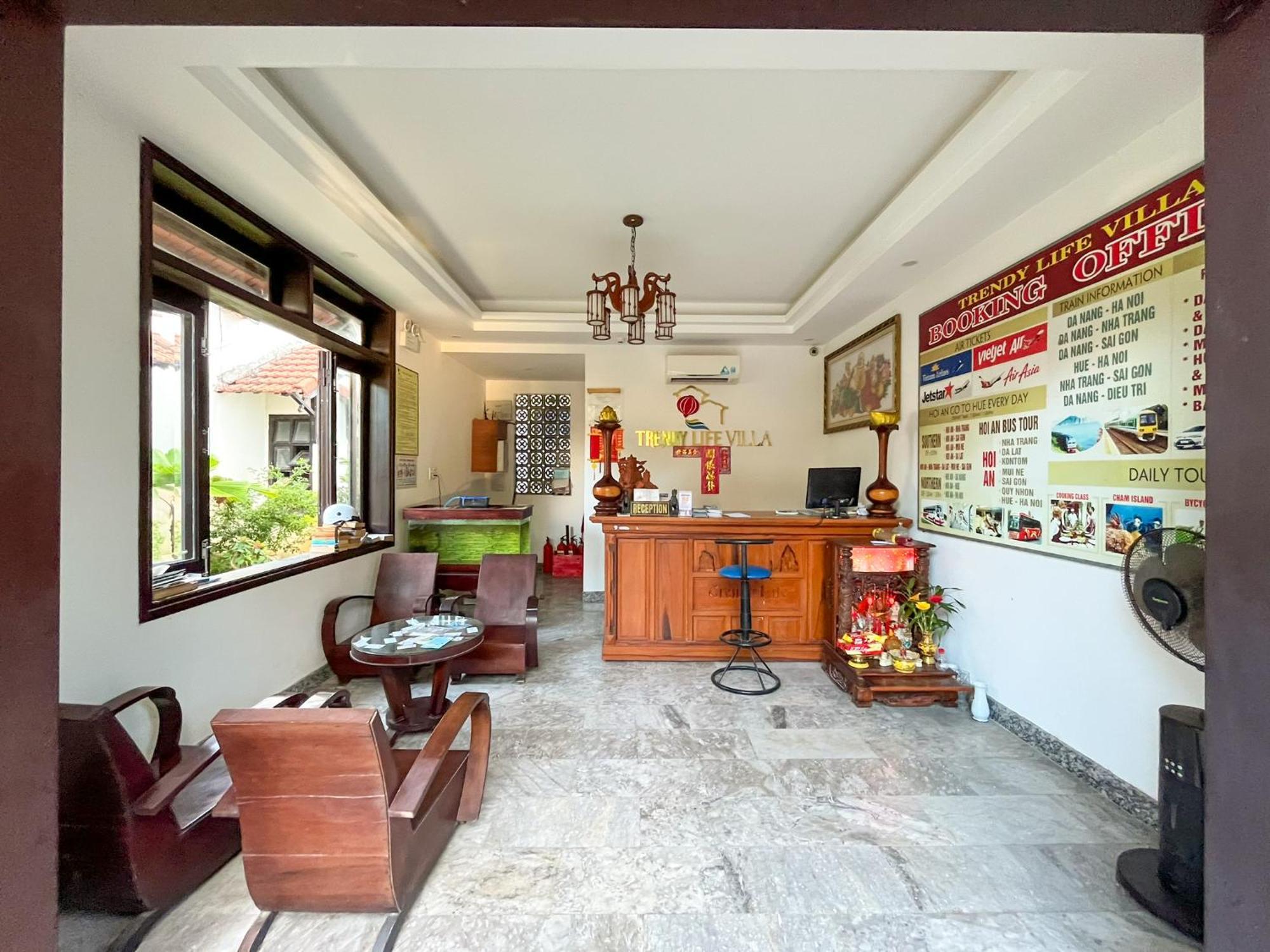 เทรนดี ไลฟ์ วิลลา Hotel ฮอยอัน ภายนอก รูปภาพ