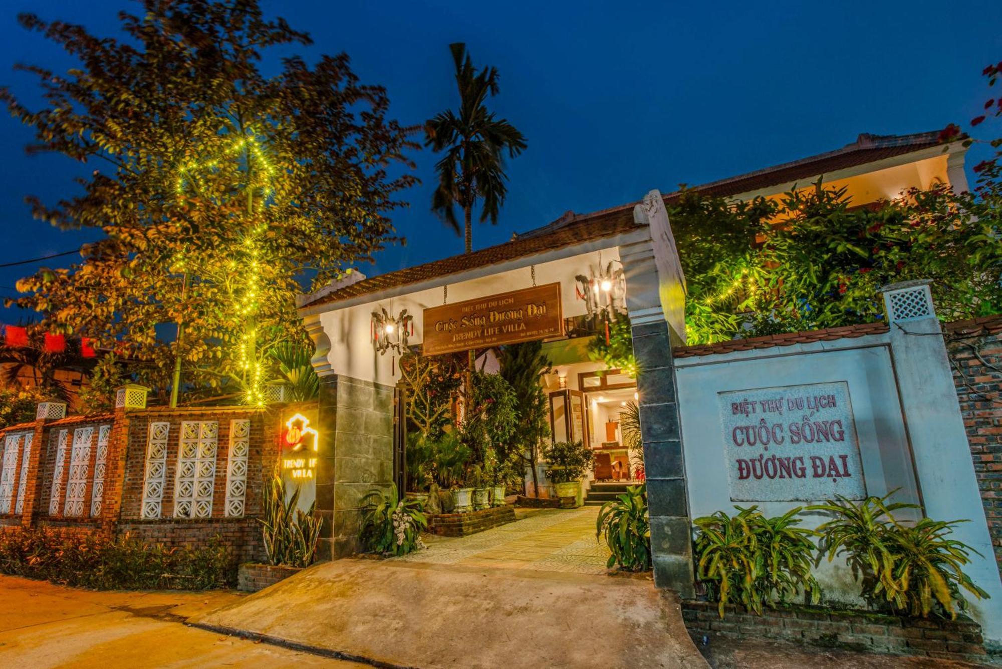เทรนดี ไลฟ์ วิลลา Hotel ฮอยอัน ภายนอก รูปภาพ